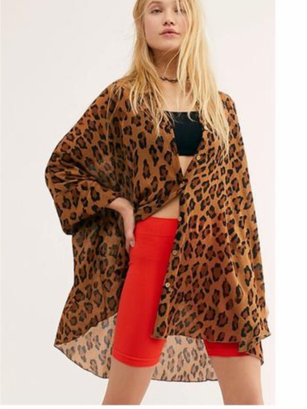 Free People Wake Up Shirt M